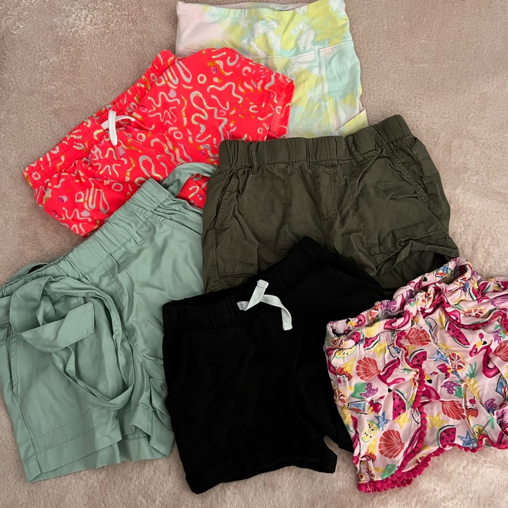 Kids Colorful Shorts Set